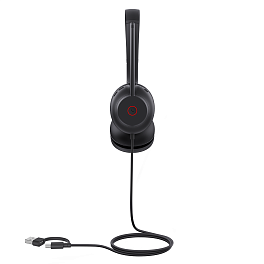 Yealink UH35 Dual UC USB-C/A, проводная USB гарнитура